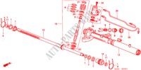 POWER STEERING GEAR BOX COMPONENTS (RH) for Honda CIVIC 1.4I 3 Doors 5 speed manual 2000