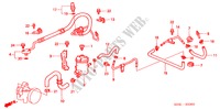 POWER STEERING LINES (LH) for Honda CIVIC 1.4I 3 Doors 5 speed manual 2000