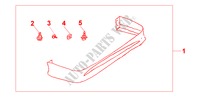 RR UNDER SPOILER for Honda CIVIC 1.4I 3 Doors 5 speed manual 2000