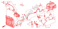 AIR CONDITIONER (HOSES/PIPES)(RH) for Honda CIVIC 1.6VTI 4 Doors 5 speed manual 1996
