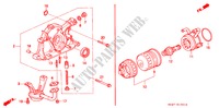 OIL PUMP/OIL STRAINER (DOHC VTEC) for Honda CIVIC 1.6VTI 4 Doors 5 speed manual 2000
