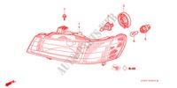 HEADLIGHT for Honda ODYSSEY EXI 5 Doors 5 speed automatic 2002