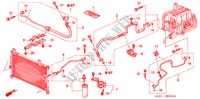 AIR CONDITIONER (HOSES/PIPES)(RH) for Honda CR-V RVI 5 Doors 4 speed automatic 2000