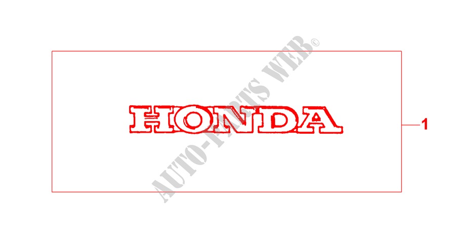 GOLD EMBLEM for Honda CR-V RVSI 5 Doors 5 speed manual 2000
