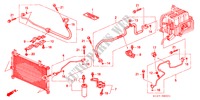 AIR CONDITIONER (HOSES/PIPES) (RH) for Honda CR-V RVI 5 Doors 4 speed automatic 2001