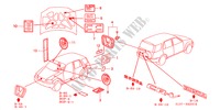 EMBLEMS for Honda CR-V RVSI 5 Doors 5 speed manual 2001