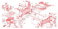 FRONT SEAT COMPONENTS (R.) for Honda CR-V RVSI 5 Doors 5 speed manual 2001