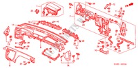 INSTRUMENT PANEL (LH) for Honda CR-V RVI 5 Doors 5 speed manual 2001
