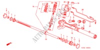 POWER STEERING GEAR BOX COMPONENTS (RH) for Honda CR-V RVI 5 Doors 4 speed automatic 2001