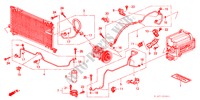 AIR CONDITIONER (HOSES/PIPES)(RH) for Honda ACCORD 1.6IS 4 Doors 5 speed manual 1999