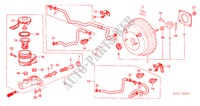 BRAKE MASTER CYLINDER/ MASTER POWER (DIESEL) for Honda ACCORD 2.0ITD        ECD3 4 Doors 5 speed manual 1999