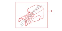 CENTER ARMREST for Honda ACCORD 1.6IS 4 Doors 5 speed manual 1999