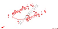FRONT SEAT COMPONENTS (L.)(1) for Honda ACCORD 1.6ILS 4 Doors 5 speed manual 1999