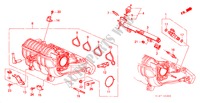 INTAKE MANIFOLD (1.6L) for Honda ACCORD 1.6IS 4 Doors 5 speed manual 1999