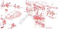 CONTROL UNIT (ENGINE ROOM) (RH) for Honda ACCORD TYPE R 4 Doors 5 speed manual 2000