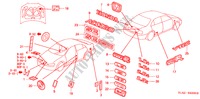 EMBLEMS for Honda ACCORD 1.6ILS 4 Doors 5 speed manual 2001