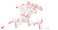 EXHAUST MANIFOLD (2.2L) for Honda ACCORD TYPE R 4 Doors 5 speed manual 2001