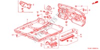 FLOOR MAT for Honda ACCORD 2.0ILS 4 Doors 5 speed manual 2000