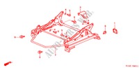 FRONT SEAT COMPONENTS (L.)(2) for Honda ACCORD 1.8ILS 4 Doors 5 speed manual 2000