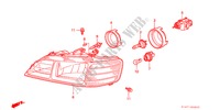 HEADLIGHT for Honda ACCORD 2.0ILS 4 Doors 5 speed manual 2000
