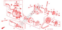 AIR CONDITIONER (COMPRESSOR) (SOHC) for Honda CIVIC AERODECK 1.5I 5 Doors 5 speed manual 1999