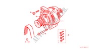 ALTERNATOR (DIESEL) for Honda CIVIC AERODECK 2.0ITD 5 Doors 5 speed manual 2000