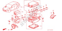 CONTROL UNIT (ENGINE ROOM) (LH) for Honda CIVIC AERODECK 1.5I 5 Doors 5 speed manual 1999