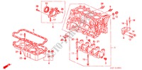 CYLINDER BLOCK/OIL PAN (SOHC) for Honda CIVIC AERODECK 1.5ILS 5 Doors 5 speed manual 1998