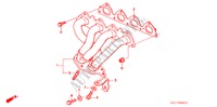 EXHAUST MANIFOLD (DOHC VTEC) for Honda CIVIC AERODECK 1.8VTI 5 Doors 5 speed manual 1998