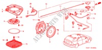 RADIO ANTENNA/SPEAKER for Honda CIVIC AERODECK 1.5ILS 5 Doors 5 speed manual 1998