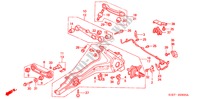 REAR STABILIZER/ REAR LOWER ARM for Honda CIVIC AERODECK 1.4IS 5 Doors 5 speed manual 1999