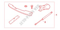 TAILGATE SPOILER for Honda CIVIC AERODECK 2.0ITD 5 Doors 5 speed manual 2000