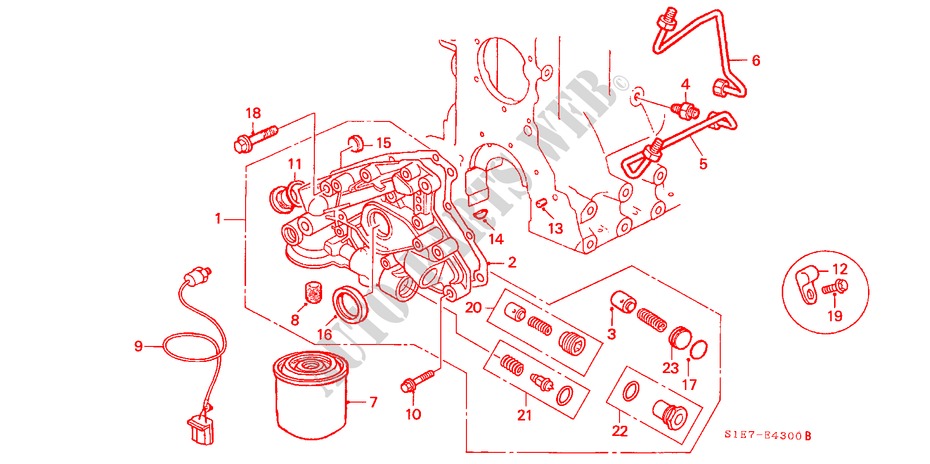 OIL PUMP (DIESEL) for Honda CIVIC AERODECK 2.0ITD 5 Doors 5 speed manual 1999