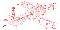 BRAKE MASTER CYLINDER/ MASTER POWER for Honda S2000 S 2 Doors 6 speed manual 2009