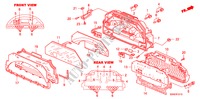 METER COMPONENTS (NS) for Honda S2000 S 2 Doors 6 speed manual 2009