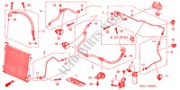 AIR CONDITIONER (HOSES/PIPES) (LH) for Honda HR-V HYPER 5 Doors 5 speed manual 2000