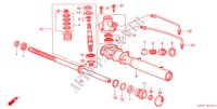 POWER STEERING GEAR BOX COMPONENTS (RH) for Honda HR-V 4WD 3 Doors 5 speed manual 2001
