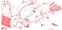 AIR CONDITIONER (HOSES/PIPES) (RH) for Honda HR-V 4WD             UK 5 Doors 5 speed manual 2003
