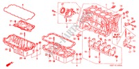 CYLINDER BLOCK/OIL PAN for Honda HR-V 4WD 5 Doors 5 speed manual 2004