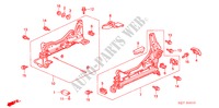 FRONT SEAT COMPONENTS (L.) (1) for Honda HR-V HR-V 5 Doors 5 speed manual 2004