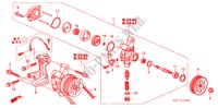 POWER STEERING PUMP/ BRACKET for Honda HR-V 4WD 5 Doors 5 speed manual 2005