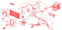 AIR CONDITIONER (HOSES/PIPES) (LH) for Honda PRELUDE 2.0I 2 Doors 4 speed automatic 1999