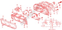 COMBINATION METER COMPONENTS for Honda PRELUDE 2.2VTIS 2 Doors 5 speed manual 1998