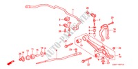 FRONT STABILIZER/ FRONT LOWER ARM for Honda PRELUDE 2.2VTI 2 Doors 5 speed manual 1999