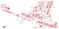 POWER STEERING GEAR BOX COMPONENTS (RH) (2) for Honda PRELUDE TYPE-S 2 Doors 5 speed manual 2000
