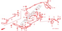 POWER STEERING LINES (LH) for Honda PRELUDE 2.2VTI 2 Doors 5 speed manual 1997