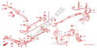 POWER STEERING LINES (RH) for Honda PRELUDE VT 2 Doors 5 speed manual 2000