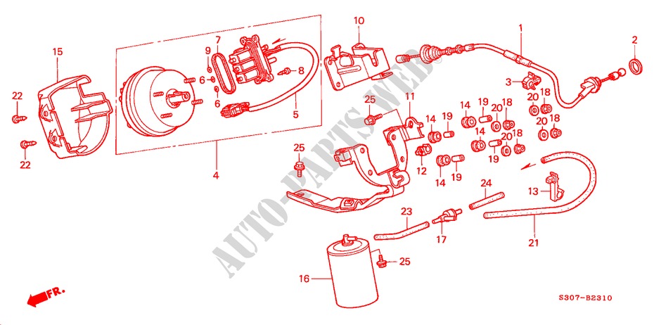 AUTO CRUISE (LH) for Honda PRELUDE 2.2VTI 2 Doors 5 speed manual 1997