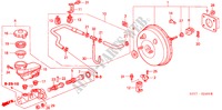 BRAKE MASTER CYLINDER/ MASTER POWER (LH) for Honda INSIGHT DX 3 Doors 5 speed manual 2004