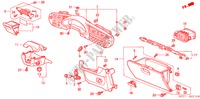 INSTRUMENT PANEL GARNISH (LH) for Honda INSIGHT DX 3 Doors 5 speed manual 2003